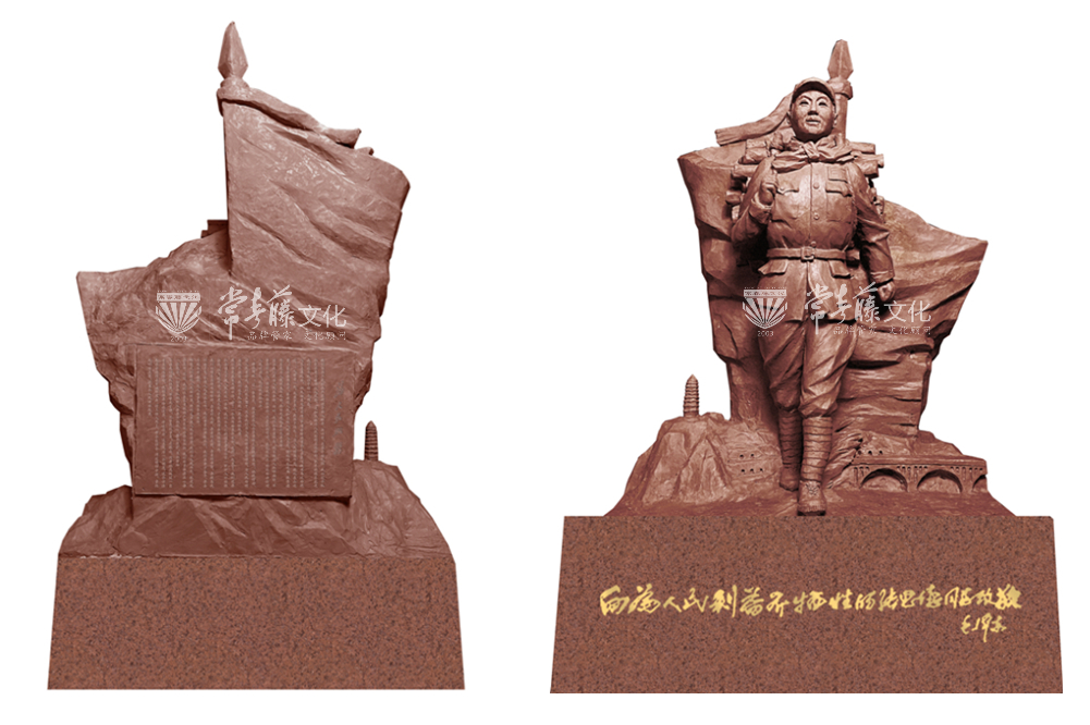 張思德干部學(xué)院,文化建設(shè),主題雕塑